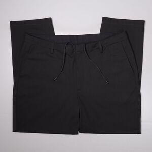 Ministry of Supply Primeflex Pants Black Drawstring Performance Golf Mens 38x29